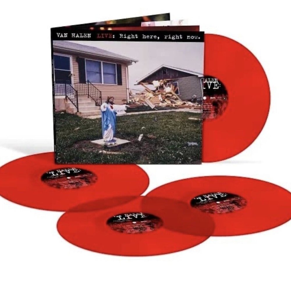 Van Halen Right Here Right Now 4-LP ~ RSD 2023 ~ 180g Colored Vinyl ~New/Sealed!